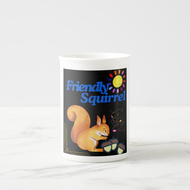 Friendly Squirrel: coffee cup (Front)