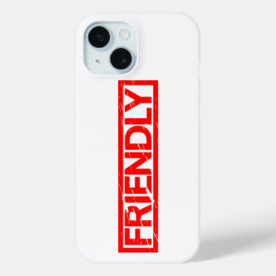 Friendly Stamp iPhone 15 Case
