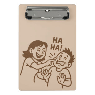 Friendly Tease Mini Clipboard
