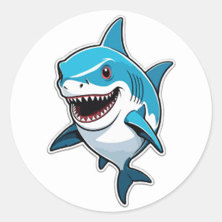 Friendly Whale Sticker - A Gentle Giant of the Sea