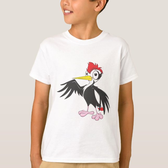 Friendly Woodpecker T-Shirt (Front)