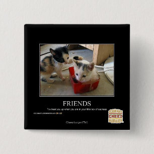 Friends 15 Cm Square Badge