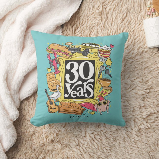 FRIENDS™ | 30 Years Graphic Cushion (Blanket)