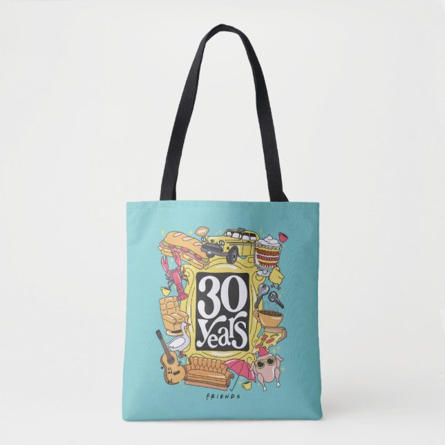 FRIENDS™ | 30 Years Graphic Tote Bag (Front)