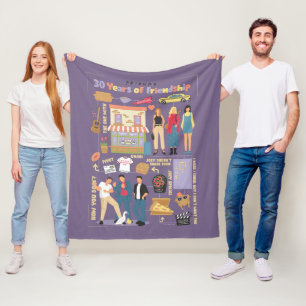 FRIENDS™   30 Years of Friendship Fleece Blanket