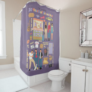 FRIENDS™   30 Years of Friendship Shower Curtain