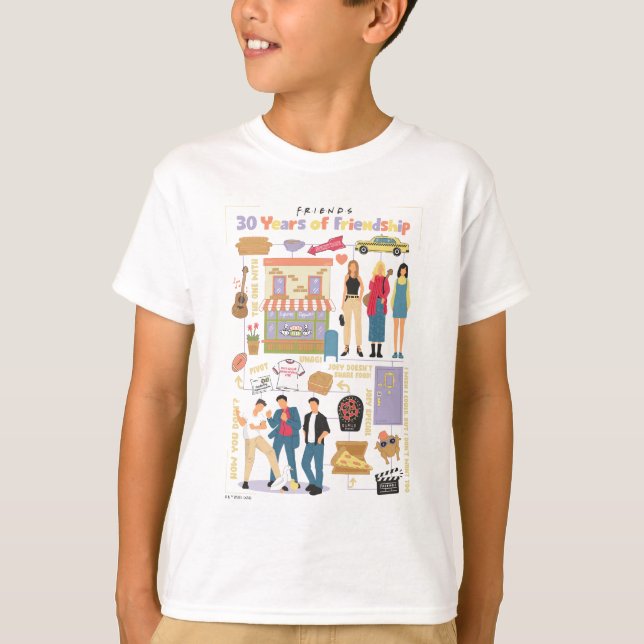 FRIENDS™ | 30 Years of Friendship T-Shirt (Front)