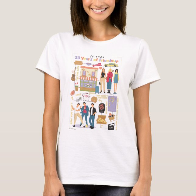 FRIENDS™ | 30 Years of Friendship T-Shirt (Front)