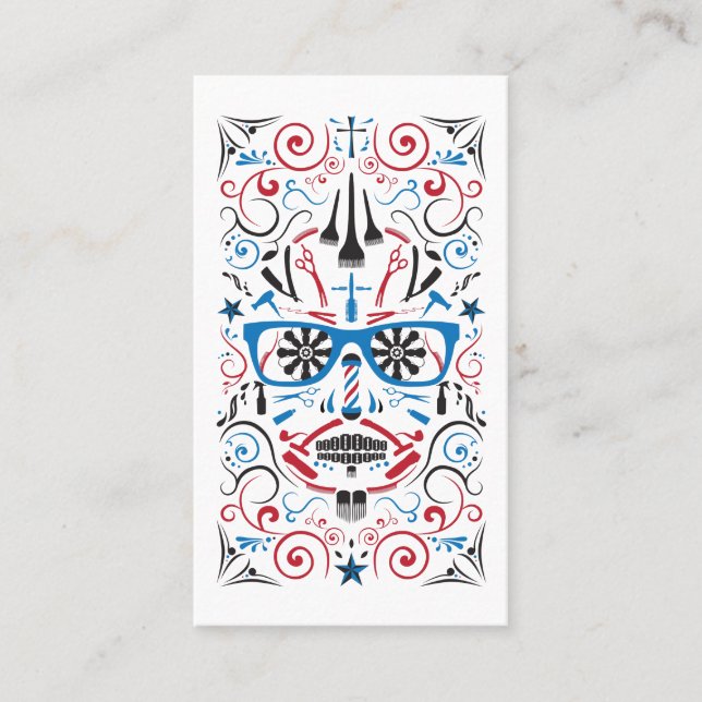 friends and family barbershop referral program card (Front)