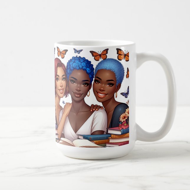 Friends and Words Coffee Mug (Right)