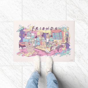 FRIENDS™ Apartment Cartoon Doormat