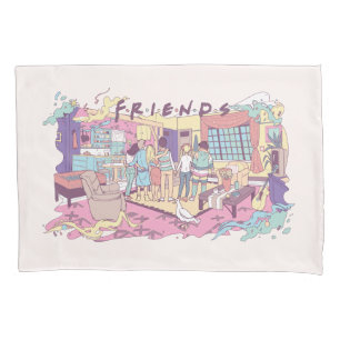 FRIENDS™   Apartment Cartoon Pillowcase
