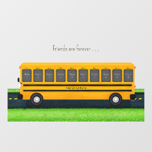 Friends Are Forever School Bus 10 Photo Frame