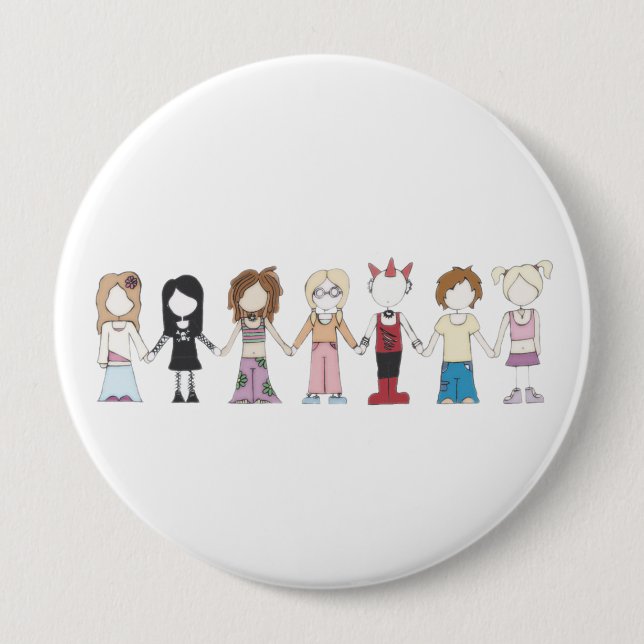 Friends are Friends Button (Front)