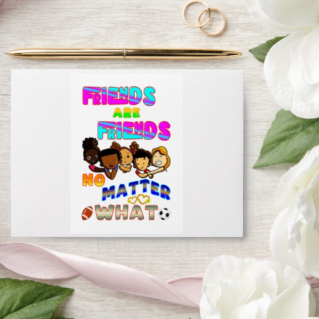 Friends Are Friends No Matter What Envelope (Wedding)