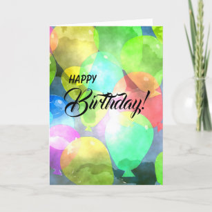 Friends are Like Balloons Too Birthday Card