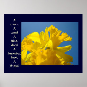 Friends art prints Healing Touch Spring Daffodils