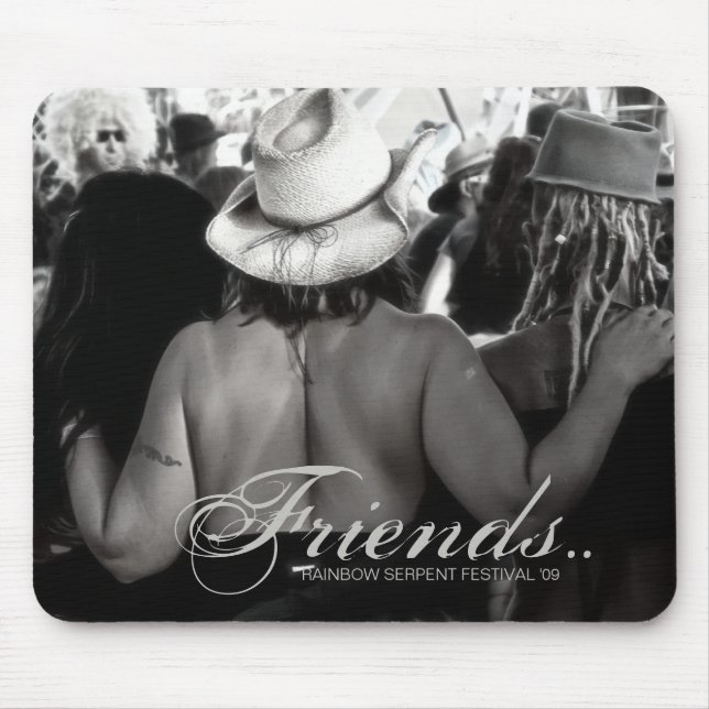 Friends at Rainbow Serpent 09 Mousepad (Front)