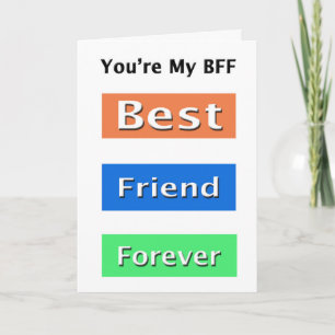 Friends Best Friend Forever Card