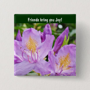 Friends bring you Joy! buttons Purple Rhodies