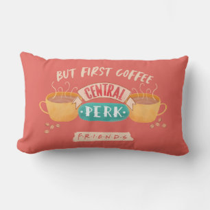 FRIENDS™   But First Coffee - Central Perk Lumbar Cushion