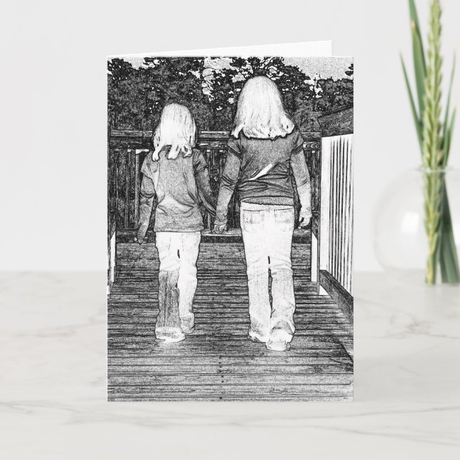 Friends by choice card (Front)