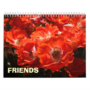 FRIENDS Calendar gifts Holiday Rose Roses