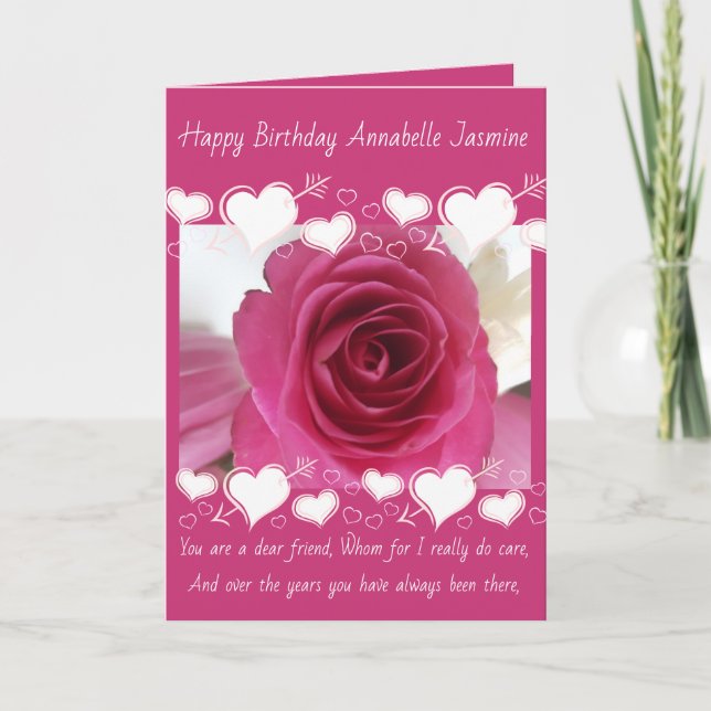 friends card for Birthdays (Front)