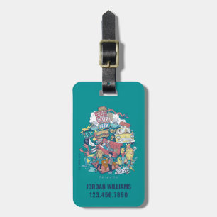FRIENDS™   Cartoon Collage Luggage Tag