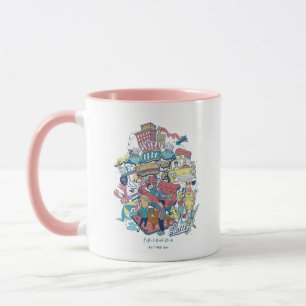 FRIENDS™   Cartoon Collage Mug