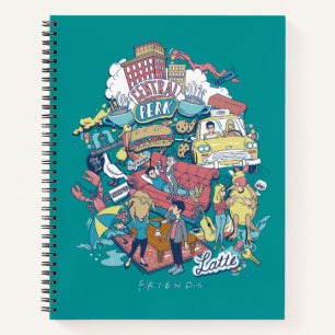 FRIENDS™ Cartoon Collage Notebook