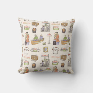 FRIENDS™   Cartoon Icons Cushion