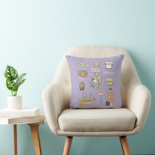 FRIENDS™   Cartoon Icons Cushion