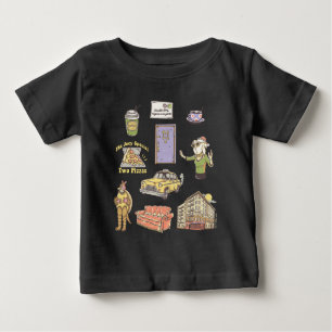FRIENDS™   Cartoon Icons Graphic 2 Baby T-Shirt