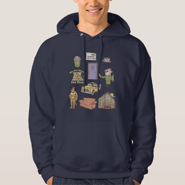 FRIENDS™ | Cartoon Icons Graphic 2 Hoodie (Front)