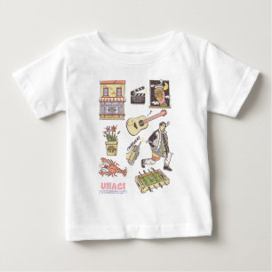 FRIENDS™   Cartoon Icons Graphic 3 Baby T-Shirt