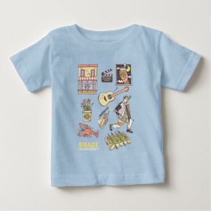 FRIENDS™   Cartoon Icons Graphic 4 Baby T-Shirt