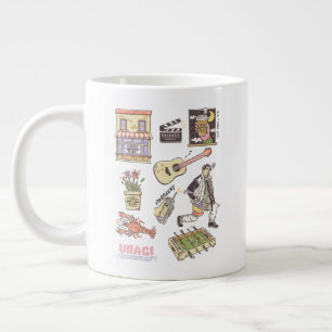 FRIENDS™   Cartoon Icons Graphic Large Coffee Mug