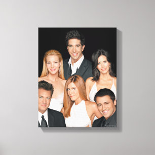 FRIENDS™ Cast in Formal Wear Closeup Canvas Print