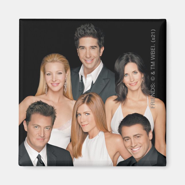FRIENDS™ | Cast in Formal Wear Closeup Magnet (Front)