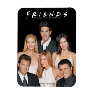 FRIENDS™ Cast in Formal Wear Closeup Magnet