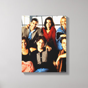 FRIENDS™ Cast Sitting in Monica's Apartment Canvas Print
