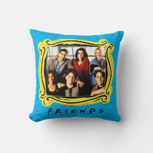 FRIENDS™ Cast Sitting in Monica's Apartment Cushion