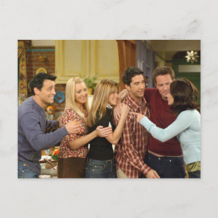 FRIENDS™   Cast Thanksgiving Group Hug Invitation Postcard