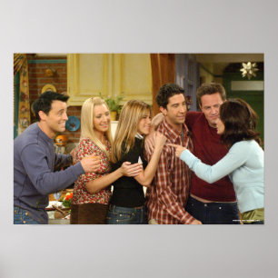 FRIENDS™   Cast Thanksgiving Group Hug Poster