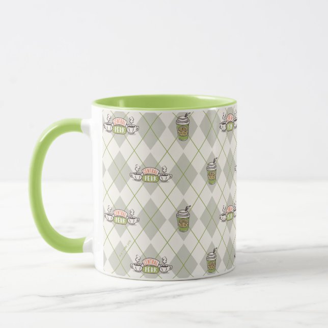 FRIENDS™  | Central Perk Argyle Pattern Mug (Left)