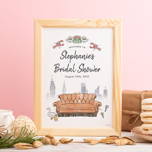 FRIENDS™   Central Perk Bridal Shower Welcome Poster