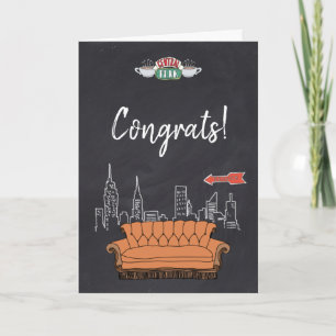 FRIENDS™ Central Perk Chalkboard Congratulations Card
