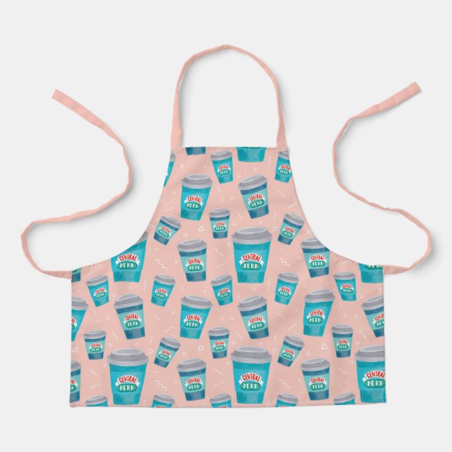 FRIENDS™ | Central Perk Coffee Cup Pattern Apron (Front)