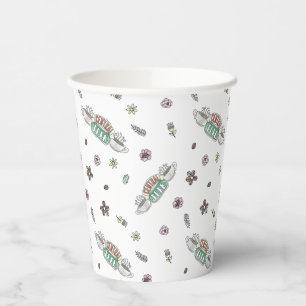 FRIENDS™   Central Perk Coffee Watercolor Pattern Paper Cups